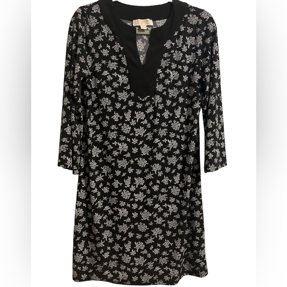 MICHAEL KORS - 3/4 sleeve Midi Dress Sz Small